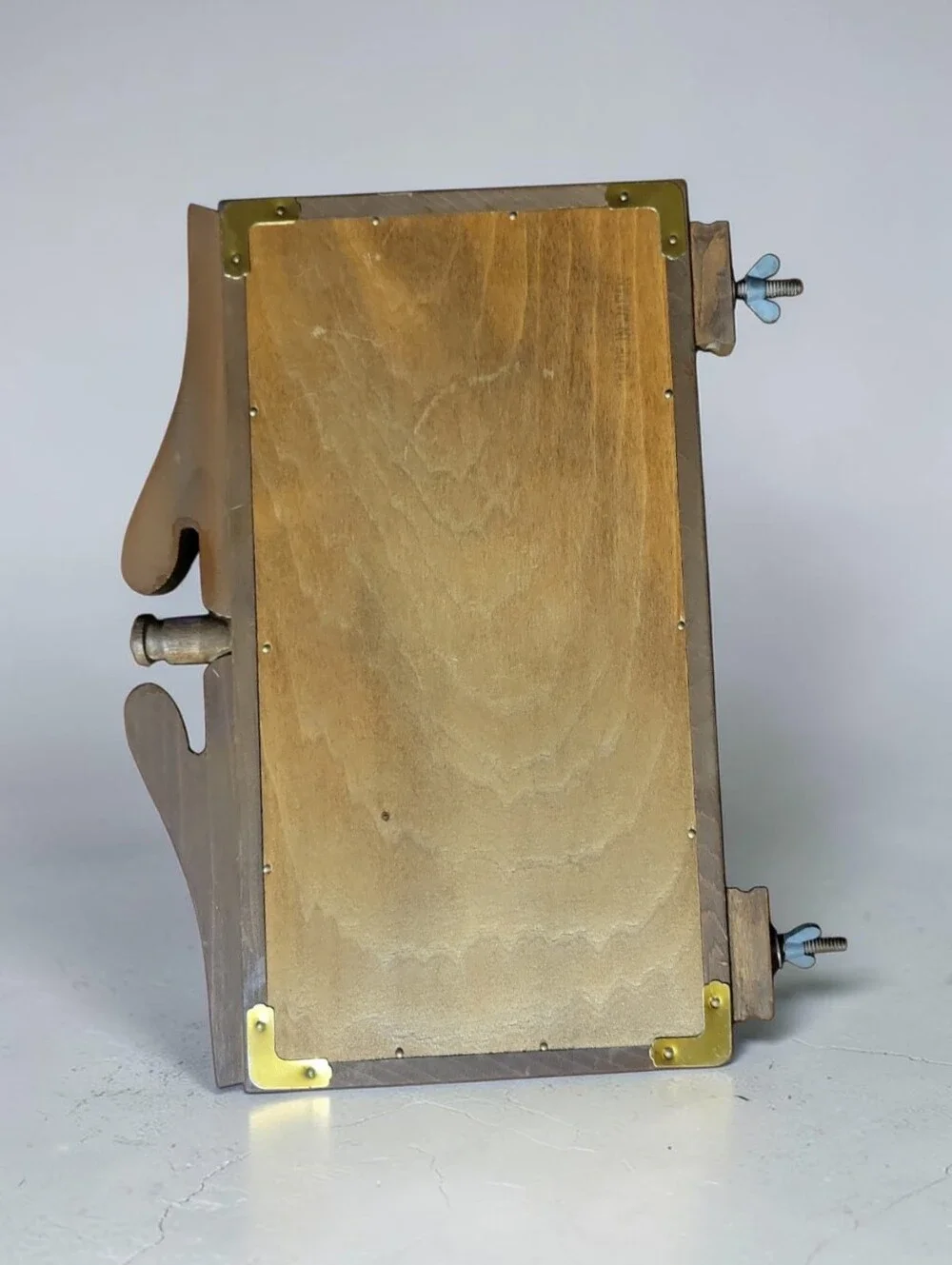 Vtg Mini Salesman's Sample/Doll Furniture/ Jewelry Box Vanity Mirror Wood Frame
